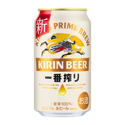麒麟一番搾啤酒350ml - 第一道麥汁的純粹| 台灣麒麟KIRIN