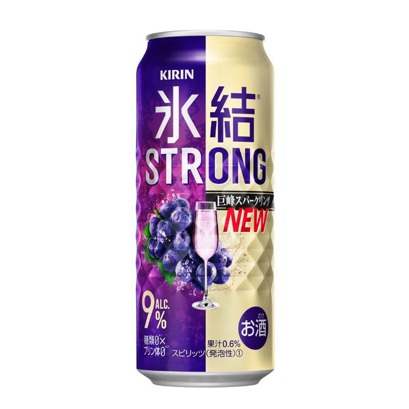 台灣麒麟kirin Kirin冰結strong調酒 華麗巨峰葡萄500ml