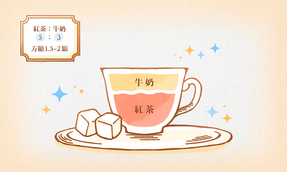 講究沖泡比例,自己動手調配甜美的奶茶享受~