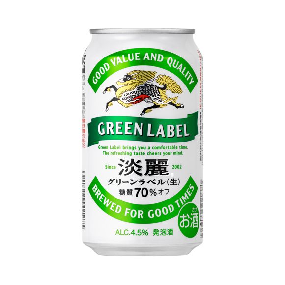 台灣麒麟kirin 新上市 麒麟 淡麗green Label 啤酒